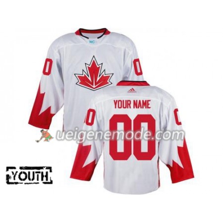 Kanada Trikot Custom 2016 World Cup Kinder Weiß